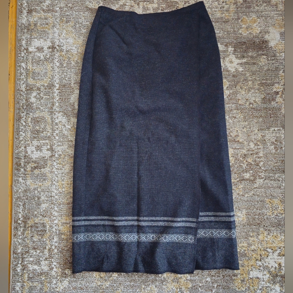 Eddie Bauer Vintage Wool Skirt